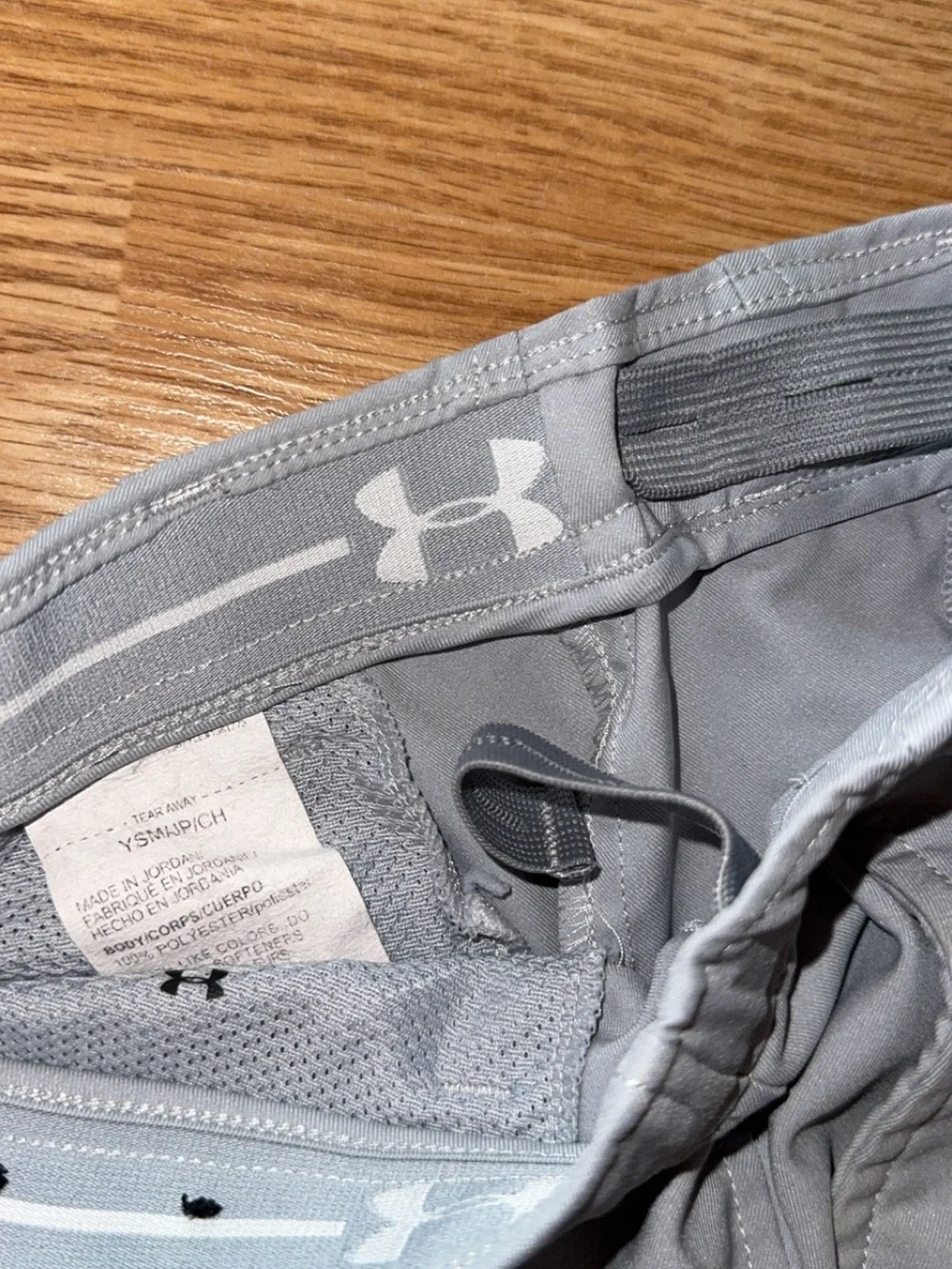 Under Armour Youth Performance/Golf Shorts - Grey and Black